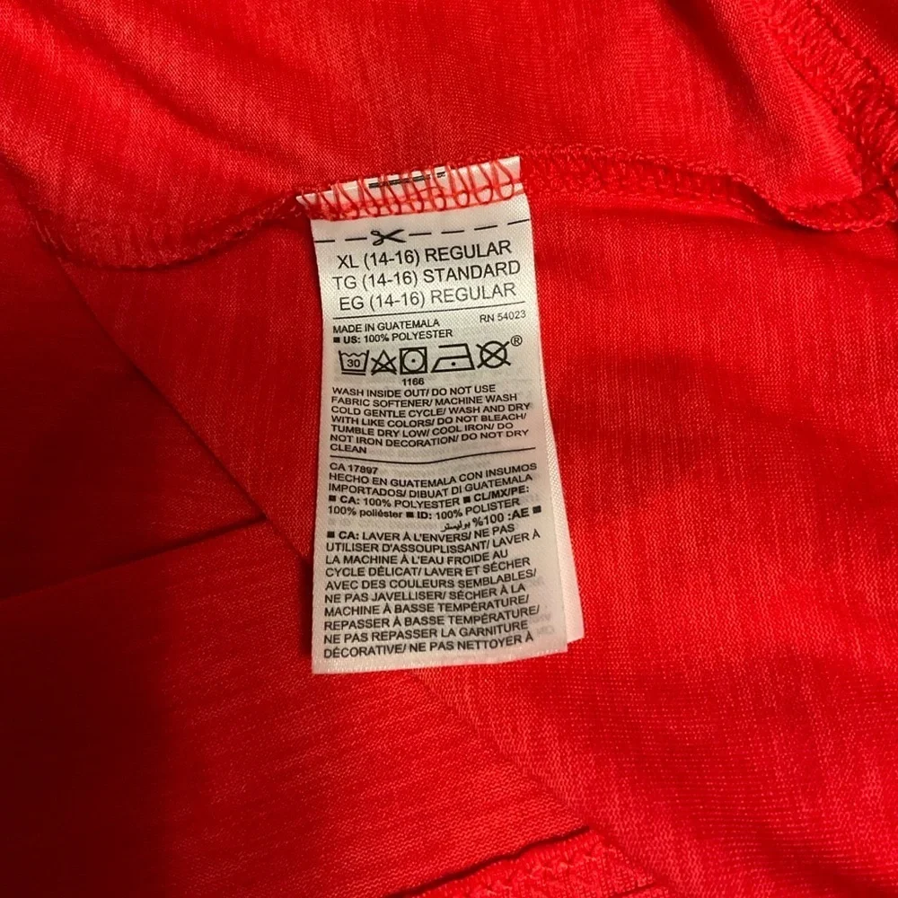 Old Navy Active Red Go-Dry Shirt